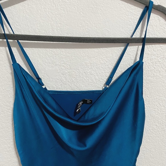 Nasty Gal Cowl Us Later Satin Mini Dress - Picture 9 of 11